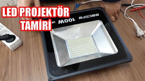 LED PROJEKTÖR TAMİRİ NASIL YAPILIR DETAYLI ANLATIM YouTube