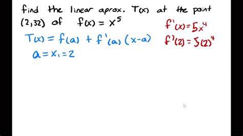 SOLVED:Using a Tangent Line Approximation In Exercises 1-6, find the ...