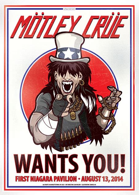 Motley Crue Gig Poster Behance