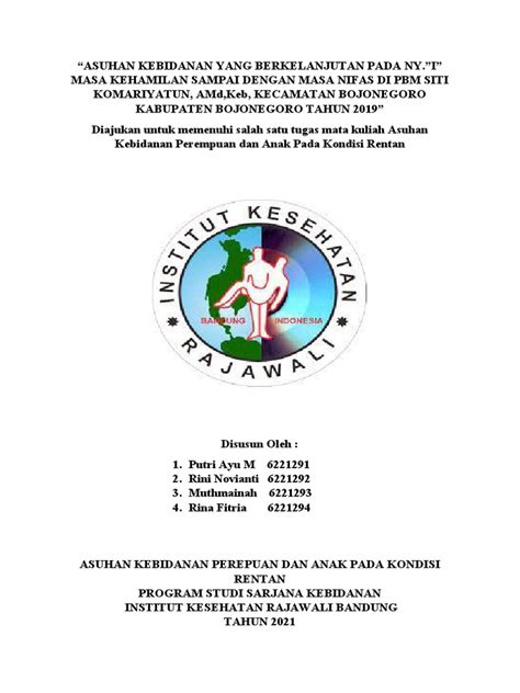 Asuhan Kebidanan Yang Berkelanjutan Pada Ny Pdf