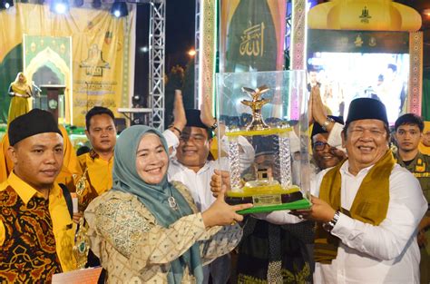 Persaingan Sengit Kecamatan Padang Sidempuan Utara Sabet Juara Umum Di