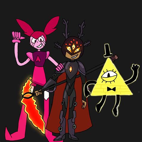 Heres Darcy Spinel And Bill Cipher For Fun R Amphibia