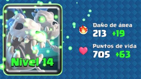 Clash Royale 🗡 Dragones Esqueleto ⭐️nivel 14⭐️ Youtube