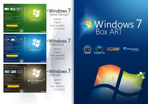 Windows 7 Box Art Cover Disc By Cahilart On Deviantart