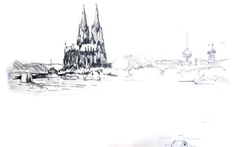 Köln Ansichten Gezeichnet und gemalt von Christoph Witton