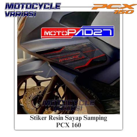 Jual Stiker PCX 160 Stiker Sayap PCX 160 Stiker Body Samping PCX 160