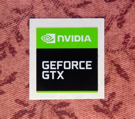 Nvidia Geforce Gtx Sticker 17 X 18mm 2020 Version Oem Ebay