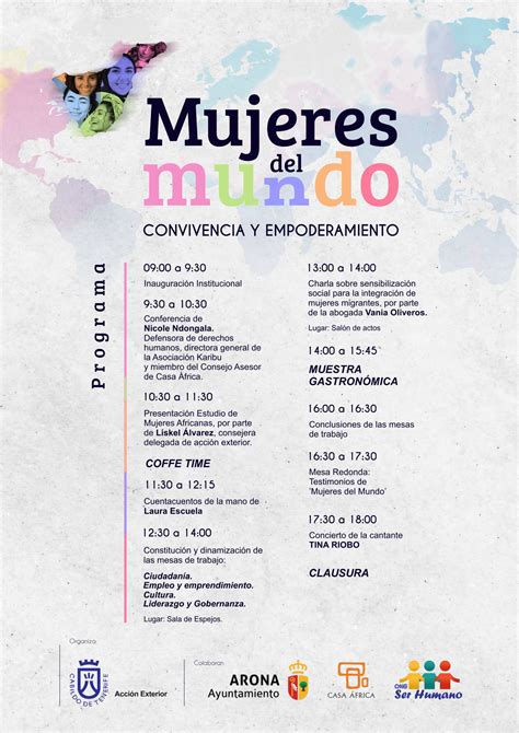 Inauguración del encuentro Mujeres del mundo en Arona