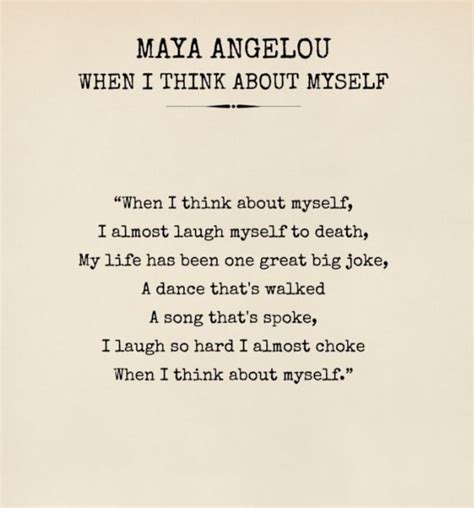 Maya Angelou Poems About Life