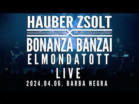 Hauber Zsolt X Bonanza Banzai Elmondatott I Live I 2024 04 06 Barba