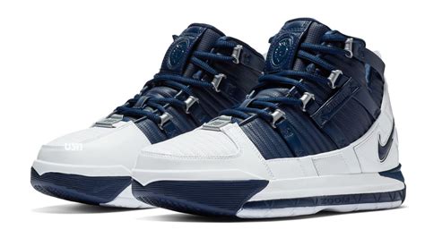 Nike Zoom LeBron 3 'White/Navy Blue/Silver' Release Date | Sole Collector