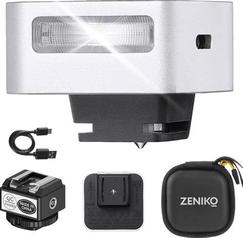 ZENIKO ZF08 Mini On camera Flash Speedlite Universal Hot Shoe Mount для Ricoh GR3 Fuji XM5 Sony