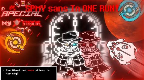 SPMY Sans Fight Phase 1 2 In One Run YouTube