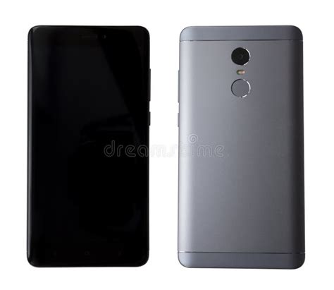 Smart Phone Rear Side With Camera Stock Image - Image of letters, slide ...