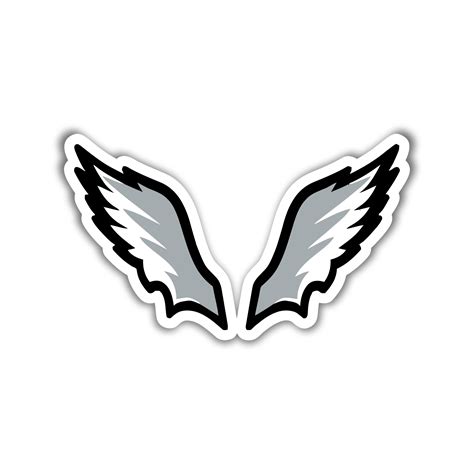 Philadelphia Eagles – Wings – Temporary Tattoo – Biggest Decal Shop