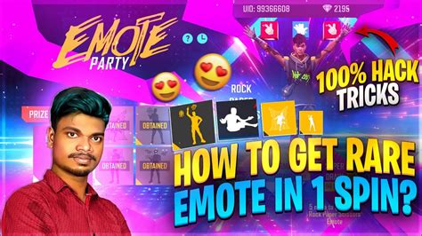 இத எபபட New Emote Party Event I Got 1 Spin In All Emote Tricks