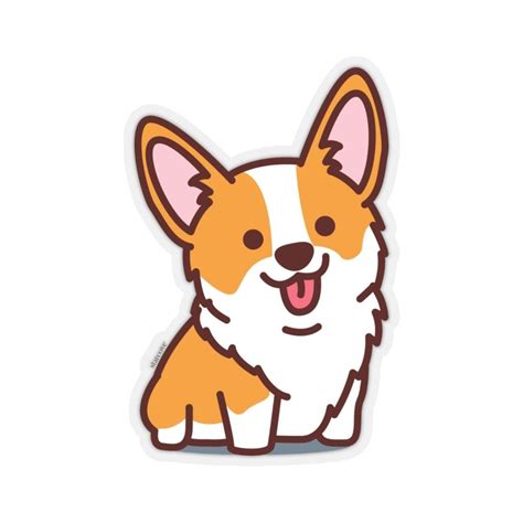 Paper And Party Supplies Stickers Labels And Tags Stickers Corgi Sticker