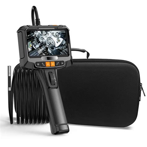 WhizMax Two Way Articulating Borescope With Lights Dual Lens