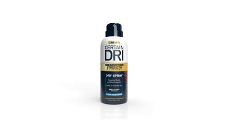 Certain Dri Launches New Certain Dri Prescription Strength Clinical Dry