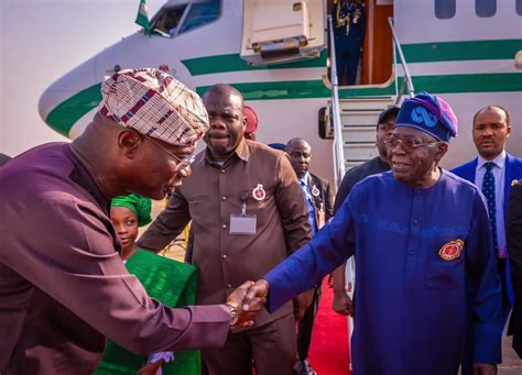 President Bola Ahmed Tinubu Arrives In Lagos Ahead Of The Christmas