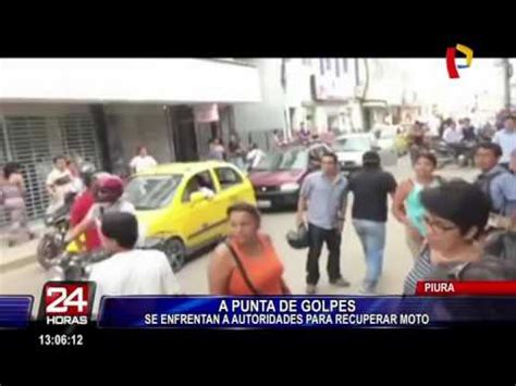 Piura Pobladores Se Enfrentan A Fiscalizadores Para Recuperar