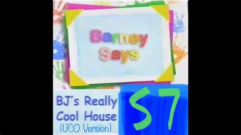 Barney Says Segment (BJ's Really Cool House) (Season 7, Episode 20 ...