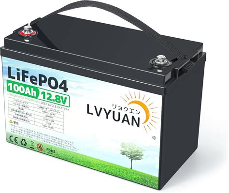 Amazon Lvyuanリョクエン Lifepo4（リン酸鉄リチウム）電池 リチウムイオンバッテリー 12v 100ah