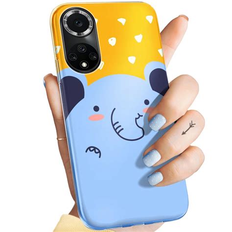 ETUI DO HUAWEI NOVA 9 HONOR 50 WZORY SŁOŃ SŁONIE SŁONIKI OBUDOWA CASE