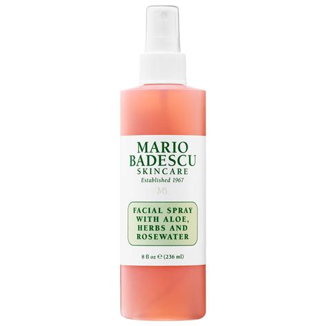 Mario Badescu Facial Spray With Aloe Herbs And Rosewater 8 Oz