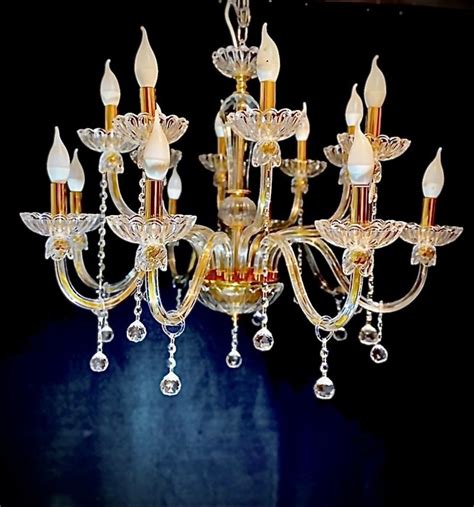 Mg Slc Illumina Chandelier Lamp L Gold Arts Catawiki