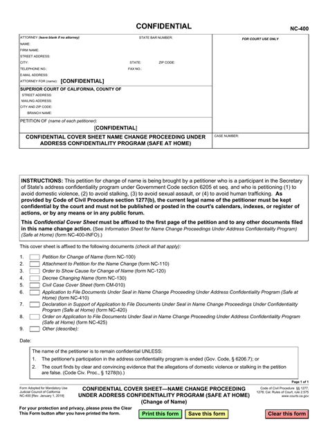 California Form Nc 400 ≡ Fill Out Printable Pdf Forms Online