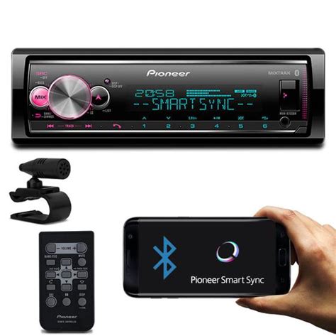MP3 Player Pioneer MVH-X700BR 1 Din BT Interface Android iOS Spotify ...