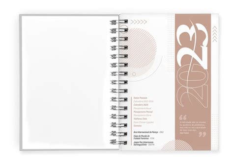 Agenda Capa Dura Cores Spot Colors Nude Parcelamento Sem Juros