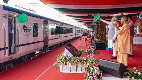 Pm Modi Flags Off Two Vande Bharat Trains Today News