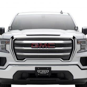 2022 GMC Sierra 1500 Custom Grilles Billet Mesh LED Chrome Black