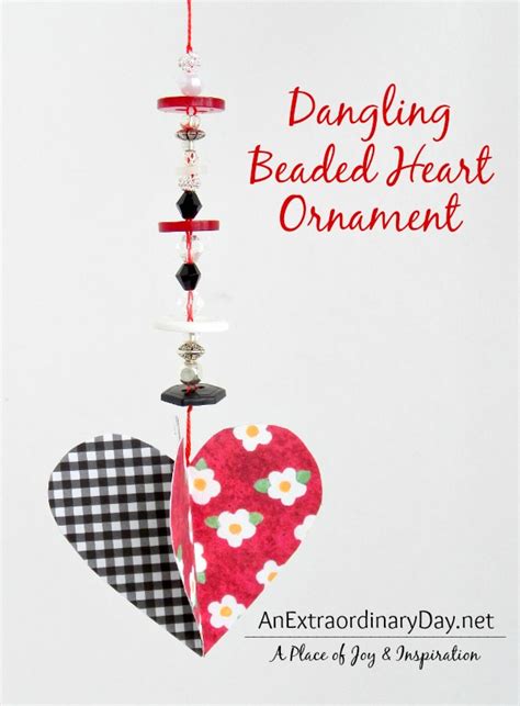 3 D Hanging Paper Hearts Tutorial For Valentines Day An