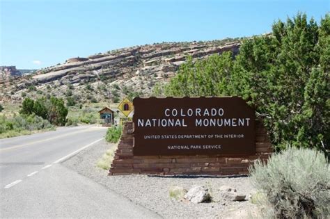 Colorado National Monument Sign