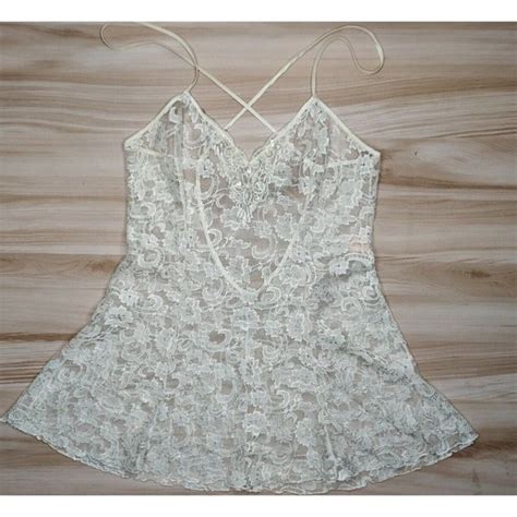 Fantasy Intimates Sleepwear Vintage Fantasy Lingerie Gorgeous White See Through Lace