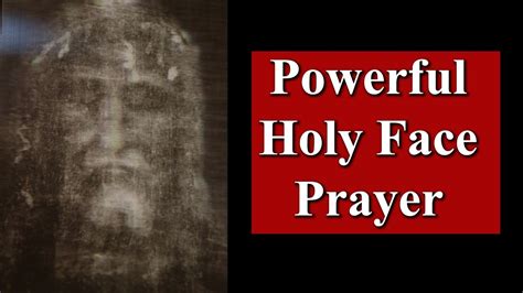 Powerful Holy Face Prayer To Appease Gods Justice Youtube