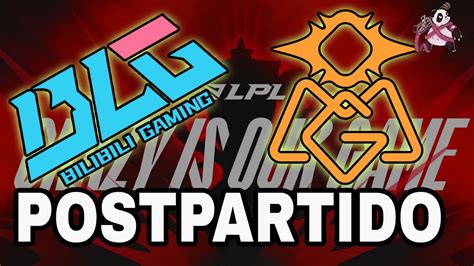 POSTPARTIDO LPL BLG VS OMG YouTube