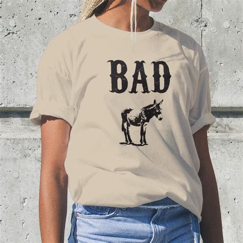 Funny Bad Ass Donkey Svg Bad Svg Funny Svg Ass Worship Svg Bad Ass Mom Gift Bad Ass Tee