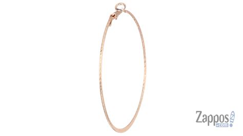 GUESS Large Textured Clutchless Hoop Earrings SKU 9083450 YouTube