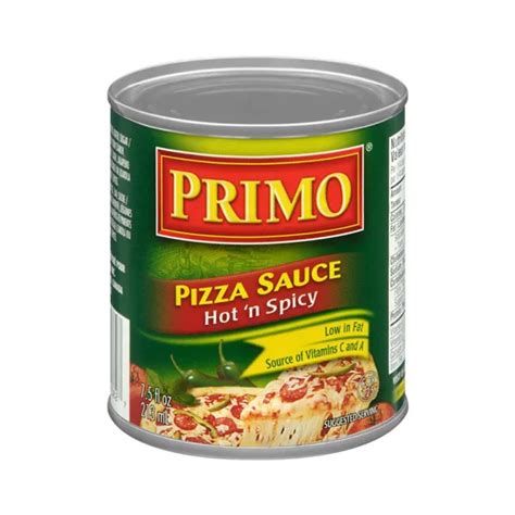 Buy Primo Pizza Sauce Hot ‘n Spicy 213ml Online South Asian Central