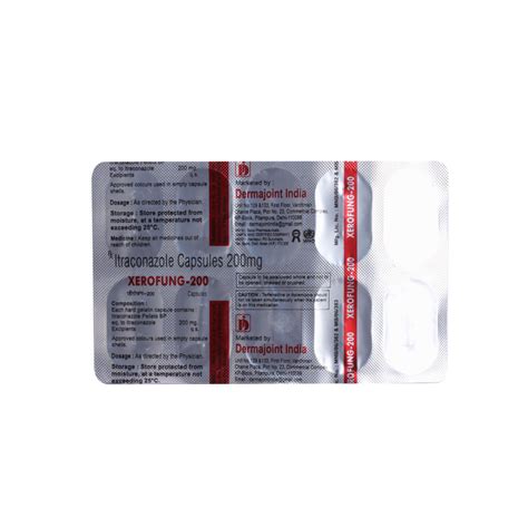 Xerofung 200 Capsule 10s Price Uses Side Effects Composition