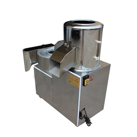 Fresh Potato Peeling Slicing Machine Potato Chip Cutter Chipper Peeler