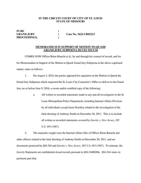 Motion To Quash Subpoena Cook County Illinois Template Vseracareers