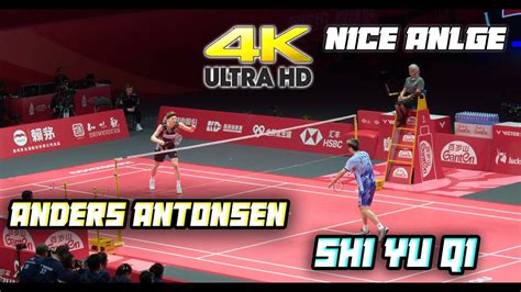 4K60FPS MS Anders Antonsen Vs Shi Yu Qi 2024 World Tour Finals