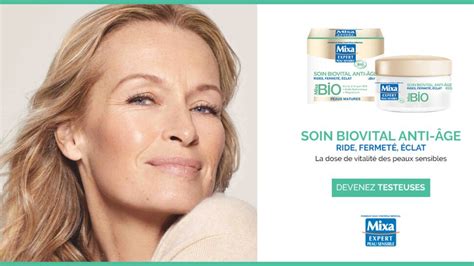 Testez Gratuitement Le Soin Biovital Antiage Jour De Mixa Femme