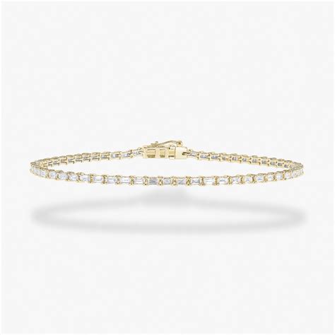 Baguette Diamond Tennis Bracelet