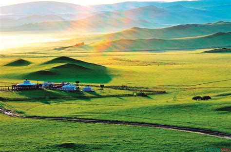 蒙古族风景图片大全蒙古族图片大全蒙古族元素图片大全大山谷图库